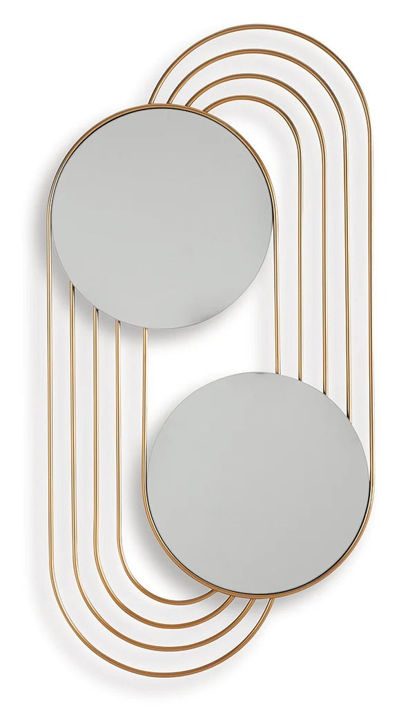 Warrenley Gold Finish Accent Mirror