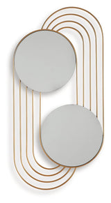 Warrenley Gold Finish Accent Mirror