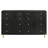 Arini Black 8-Drawer Bedroom Dresser