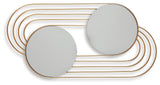 Warrenley Gold Finish Accent Mirror