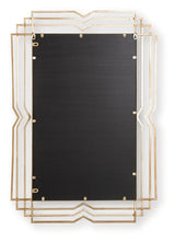 Claybrook Gold Finish Accent Mirror