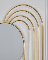 Warrenley Gold Finish Accent Mirror
