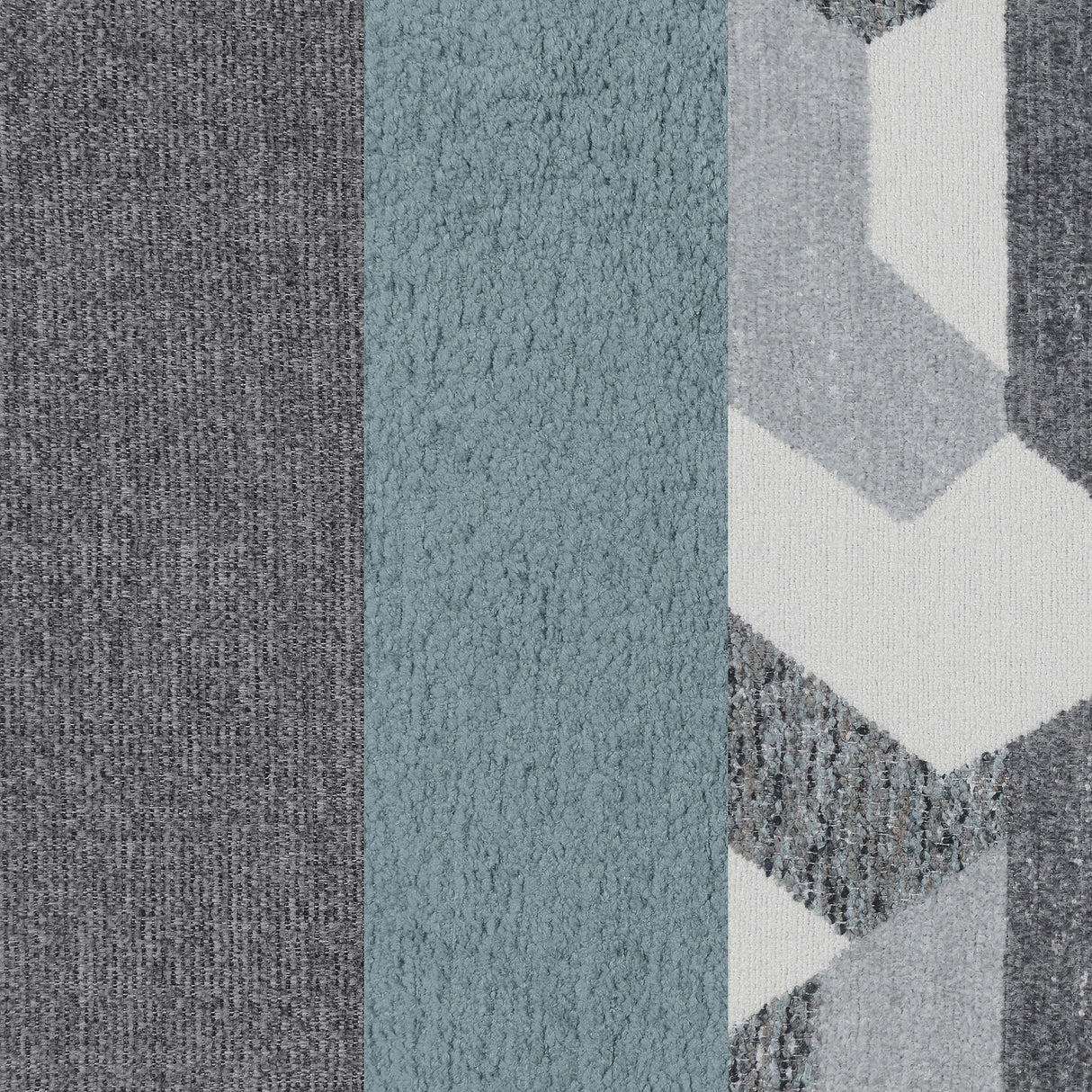 Storey Gray Upholstered Sleeper Sectional Chaise Sofa