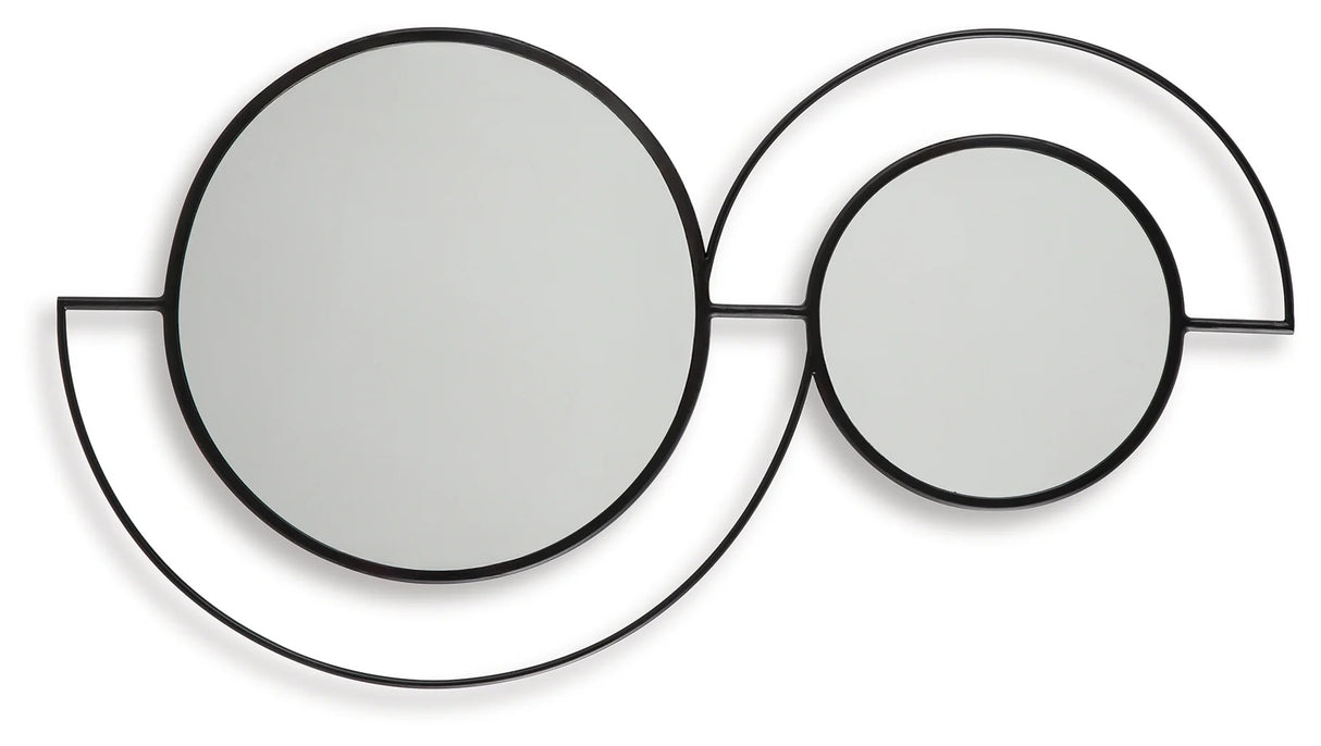 Shayham Black Accent Mirror
