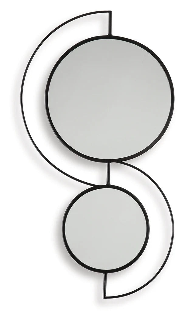 Shayham Black Accent Mirror