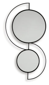 Shayham Black Accent Mirror