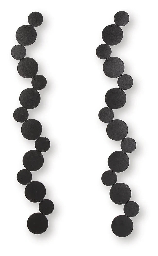 Vinler Black Accent Mirror Set (Set of 2)