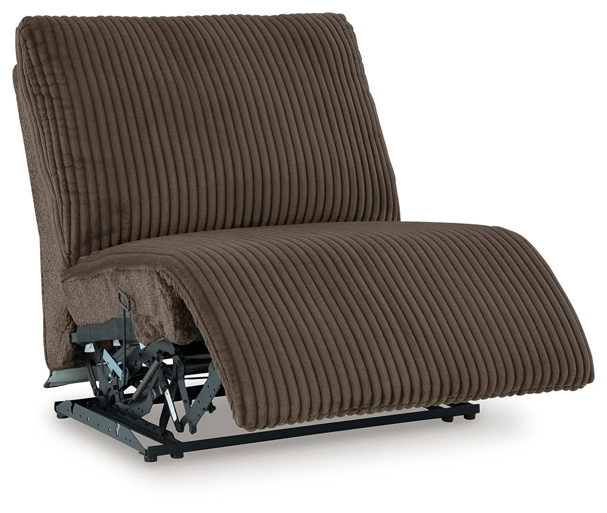 Top Tier Chocolate 3-Piece RAF Chaise Reclining Sectional
