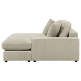 Blaine Sand Upholstered Reversible Sectional Sofa
