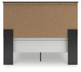 Maribel Black Queen Panel Bed