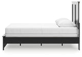 Maribel Black Queen Panel Bed