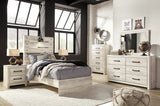 Cambeck Whitewash Youth Panel Bedroom Set