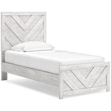 Cayboni Whitewash Youth Panel Bedroom Set
