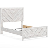 Cayboni Whitewash Youth Panel Bedroom Set