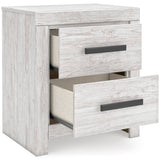 Cayboni Whitewash Youth Panel Bedroom Set