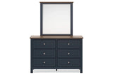 Landocken Brown/Blue Youth Panel Bedroom Set