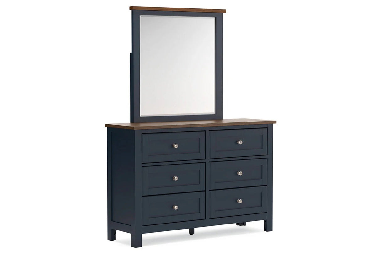 Landocken Brown/Blue Youth Panel Bedroom Set