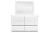 Mollviney White Youth Panel Bedroom Set