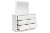 Mollviney White Youth Panel Bedroom Set