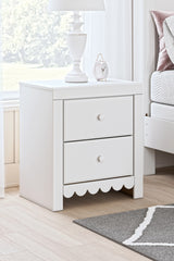 Mollviney White Youth Panel Bedroom Set