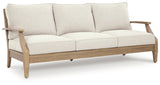 Carter Hall Beige Outdoor Sofa with Cushion
