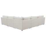 Hobson Ivory 6-piece Upholstered Modular Sectional Sofa
