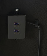 Clara Gray and Black Full Adjustable Bed Base