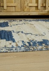 Varnler Blue/Brown/Tan Extra Large Rug