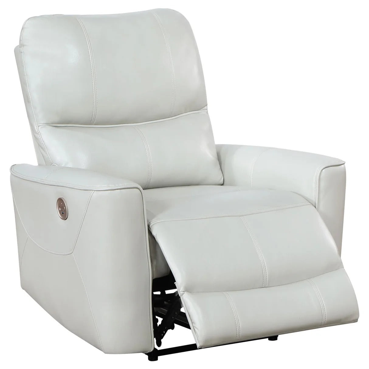Greenfield Ivory Upholstered Power Reclining Living Room Set