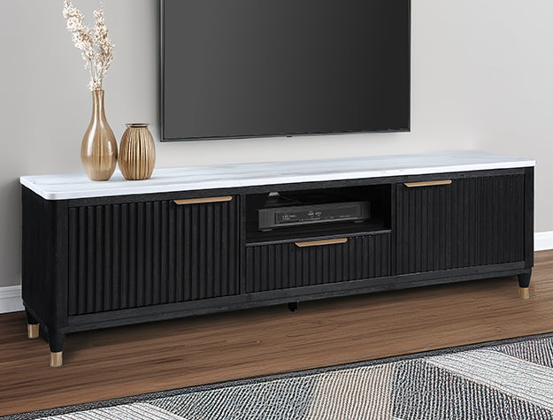 Kara Black TV Stand
