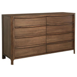Maderia Walnut 8-Drawer Dresser