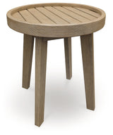 Marina Sun Beige Outdoor End Table