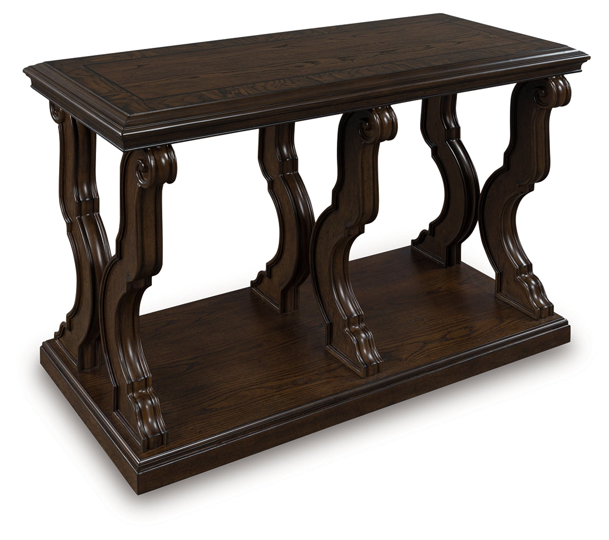Maylee Dark Brown Sofa Table