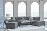 Mccord Dark Gray 2-Piece Cushion Back Sectional
