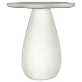 Perth Off White Cloud Shaped Top Side Table