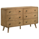 Robyn Light Ash 6-Drawer Dresser