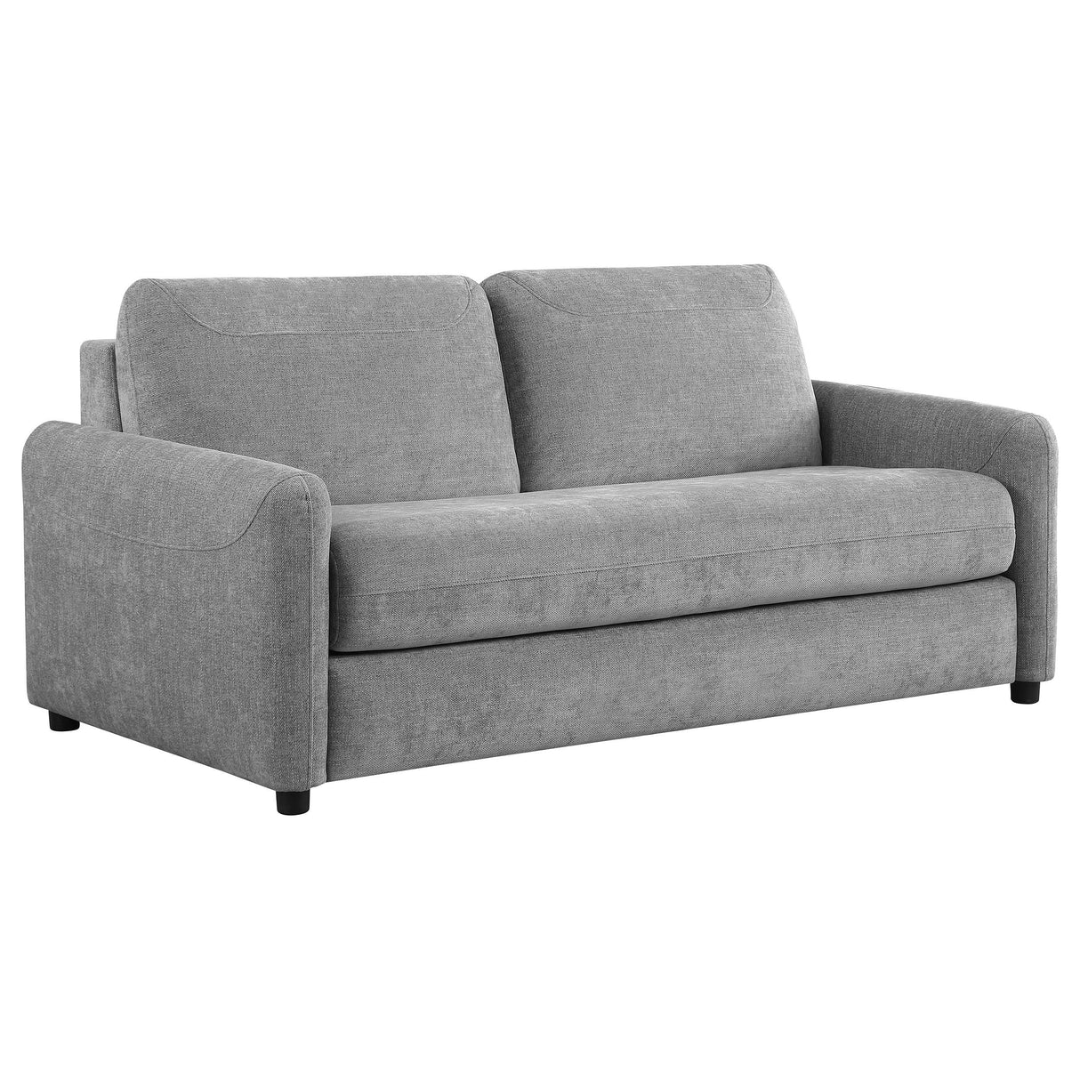 Rylie Gray Upholstered Sofa Sleeper with Queen Mattress