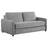 Rylie Gray Upholstered Sofa Sleeper with Queen Mattress