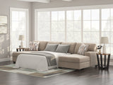 Seyler Lane Hemp 3-Piece Double Chaise Sleeper Sectional