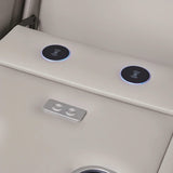 Boyington Gray Power Reclining Sofa