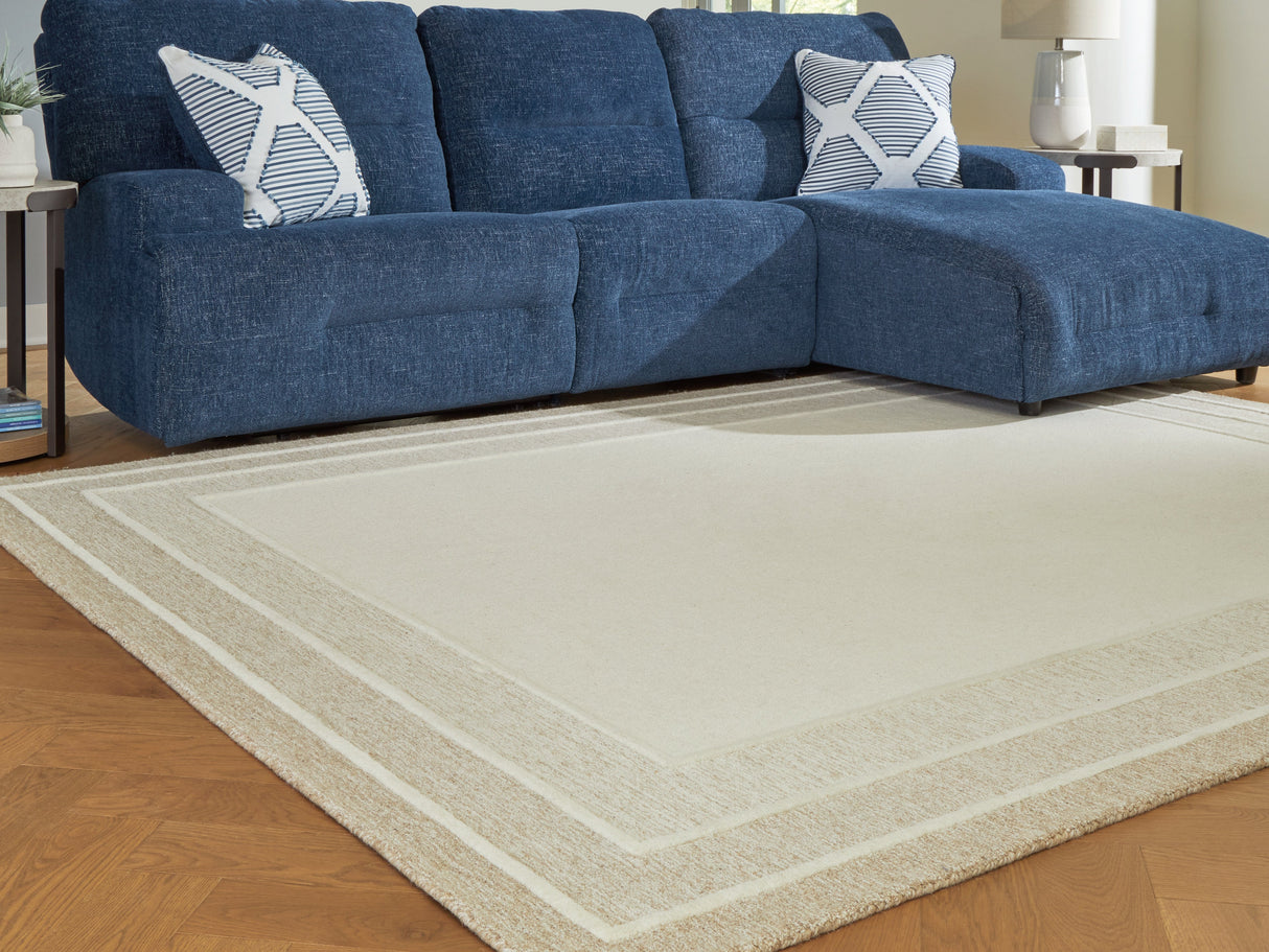 Teelgan Ivory/Tan Extra Large Rug