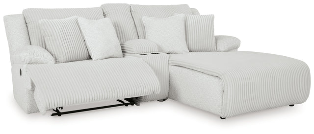 Top Tier Alloy 3-Piece LAF Chaise Reclining Sectional