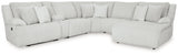 Top Tier Alloy 6-Piece RAF Chaise Reclining Sectional