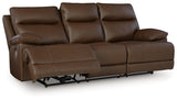 VonRyan Tobacco Power Reclining Sofa