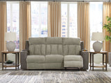 WhipLash Sisal Power Reclining Sofa
